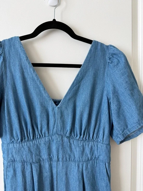 Old Navy Light Blue Denim Jumpsuit - Picture 2 of 10